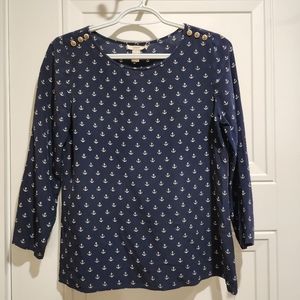 J CREW anchor shirt